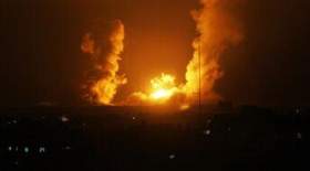 حمله هوایی اسراییل به غزه