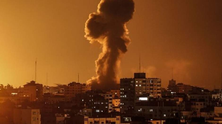 حمله بامدادی اسراییل به غزه