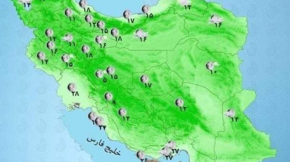 کاهش محسوس دما در استان‌های ساحلی خزر