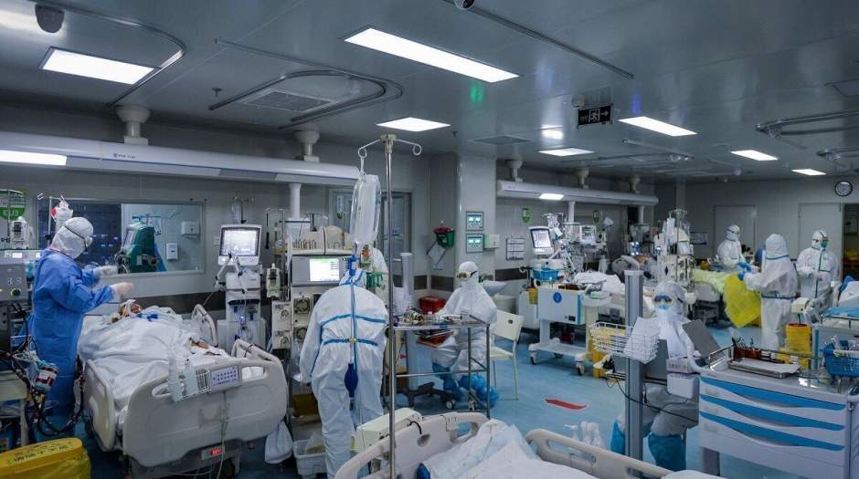 تخت‌های بیمارستانی در اشغال بیماران کرونا