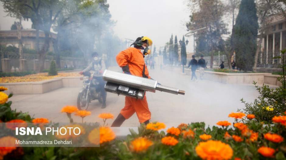 گندزدایی معابر همدان