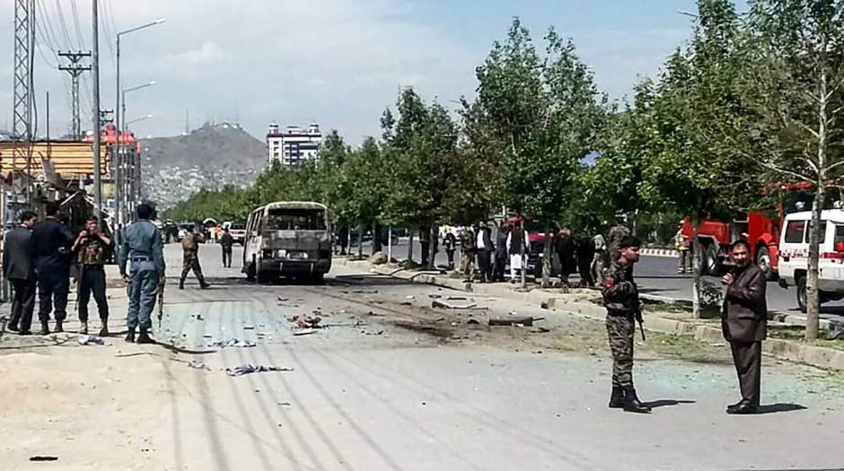 ۲۵ کشته در انفجار یک اتوبوس در افغانستان
