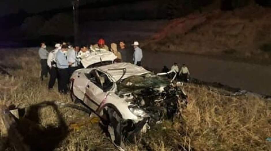 ۵ کشته در واژگونی خودرو سواری
