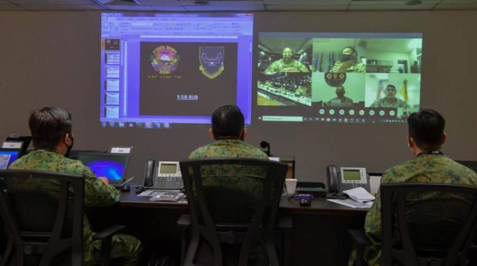 رزمایش مجازی ارتش‌های سنگاپور و آمریکا