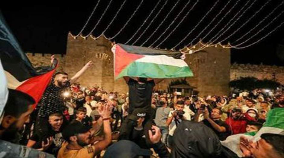 جشن پیروزی در غزه