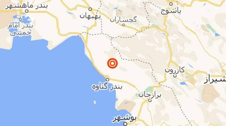 زلزله ۵ ریشتری در فارس