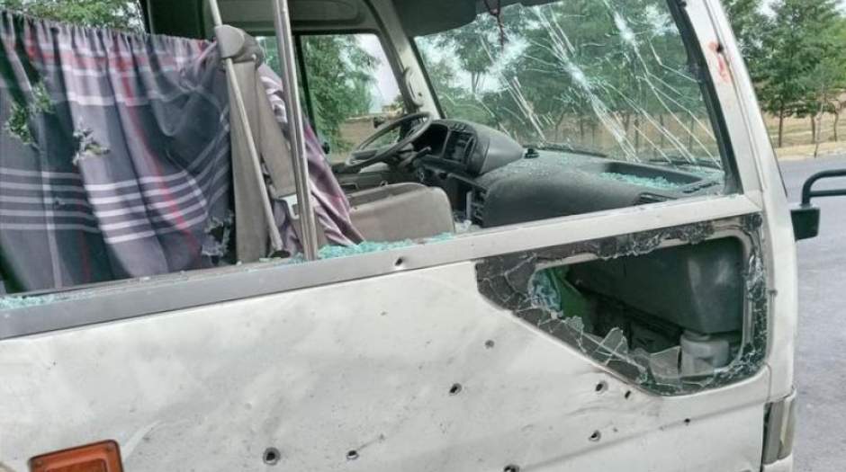 حمله به خودروی دانشگاه در افغانستان