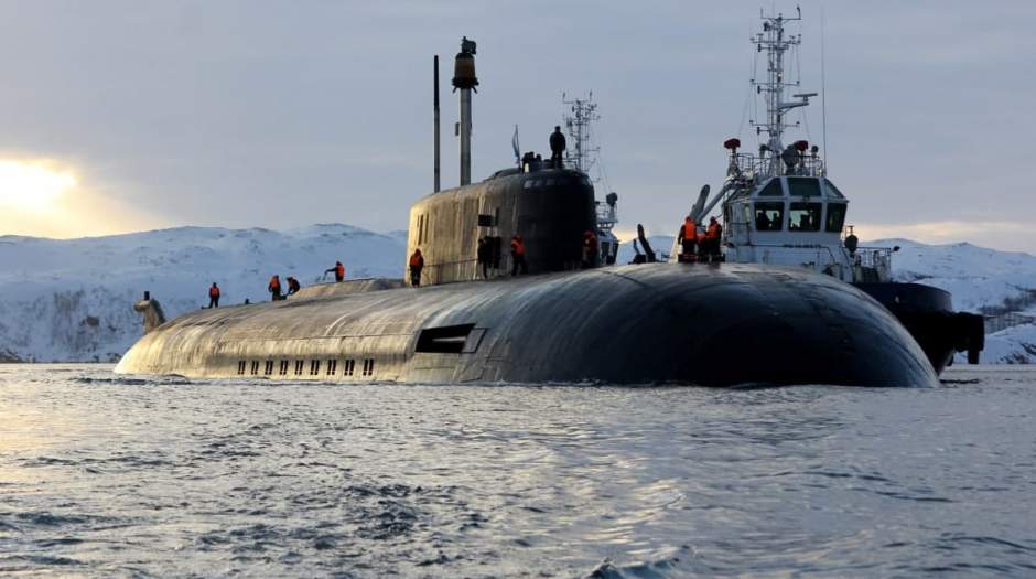 قدرت‌نمایی زیردریایی‌های اتمی روسیه در شمالگان