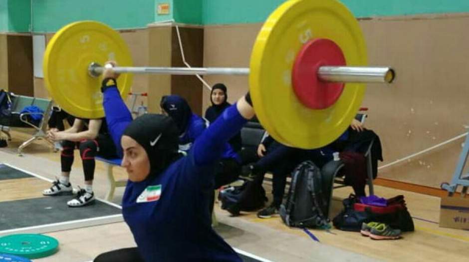جلسه‌ای برای دختر وزنه‌بردار ایران