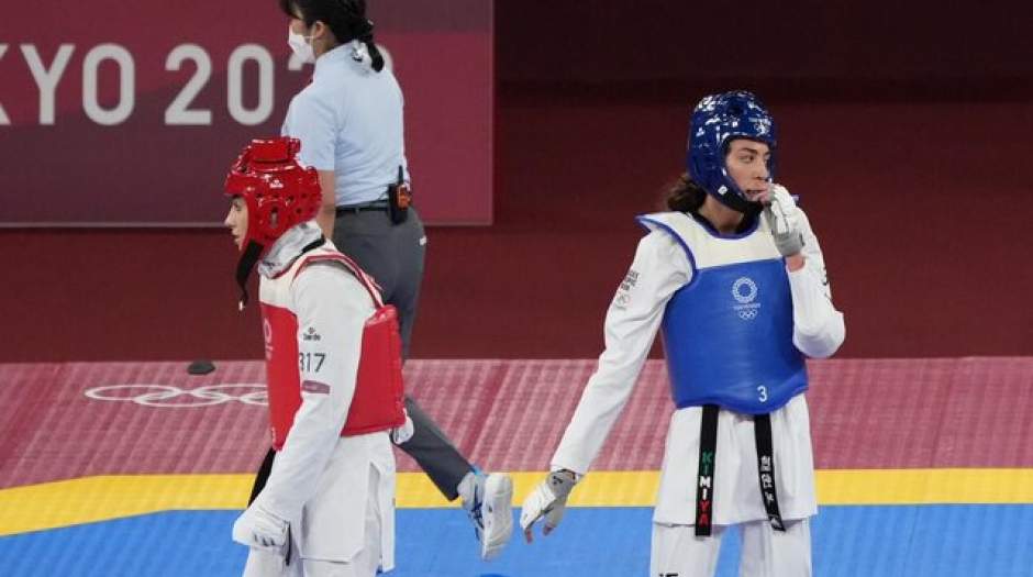 کیمیا علیزاده در نیمه نهایی المپیک
