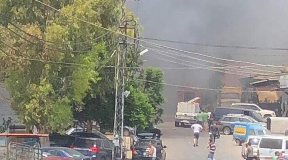 آتش‌سوزی مهیب در جنوب لبنان