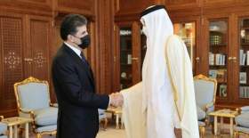 دیدار نیچروان بارزانی با امیر قطر