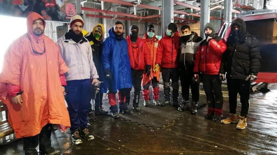 نجات ۳۵ نفر در ارتفاعات توچال تهران