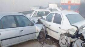 گزارش خودروسازان از تصادف زنجیره ای بهبهان