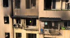 ۷کشته در آتش سوزی ساختمانی در بمبئی