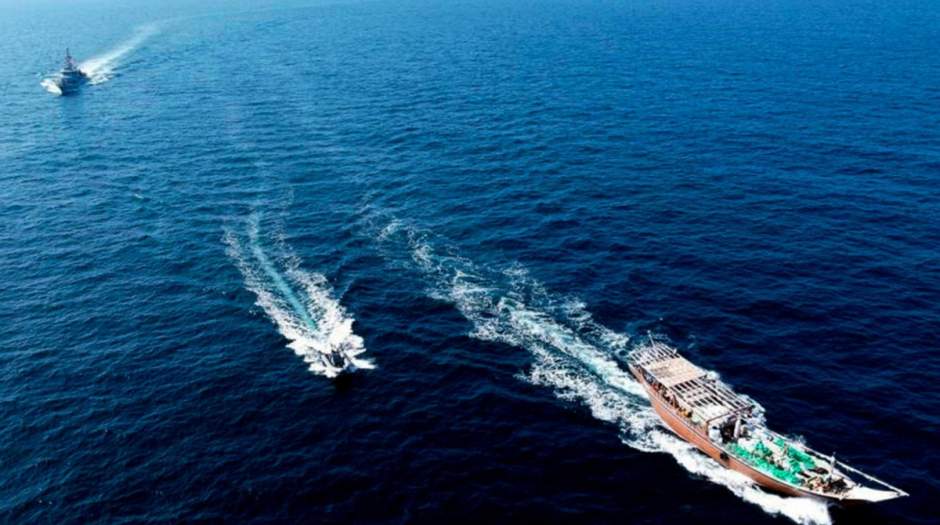 آمریکا: یک کشتی از مبدا ایران را توقیف کردیم