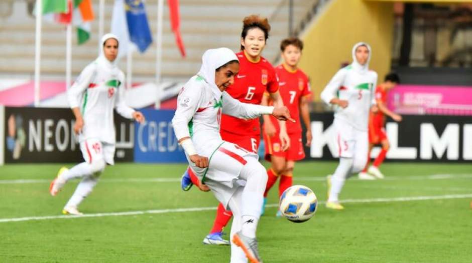 شکست سنگین فوتبال زنان ایران در برابر چین
