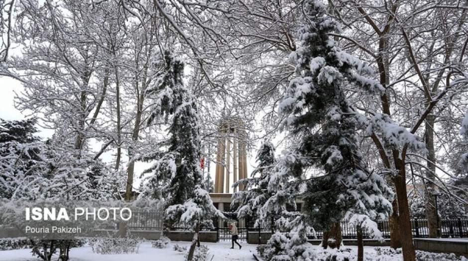 بارش برف و باران در ۶ استان