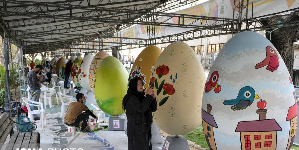 جشنواره تخم‌مرغ‌های رنگی در پایتخت