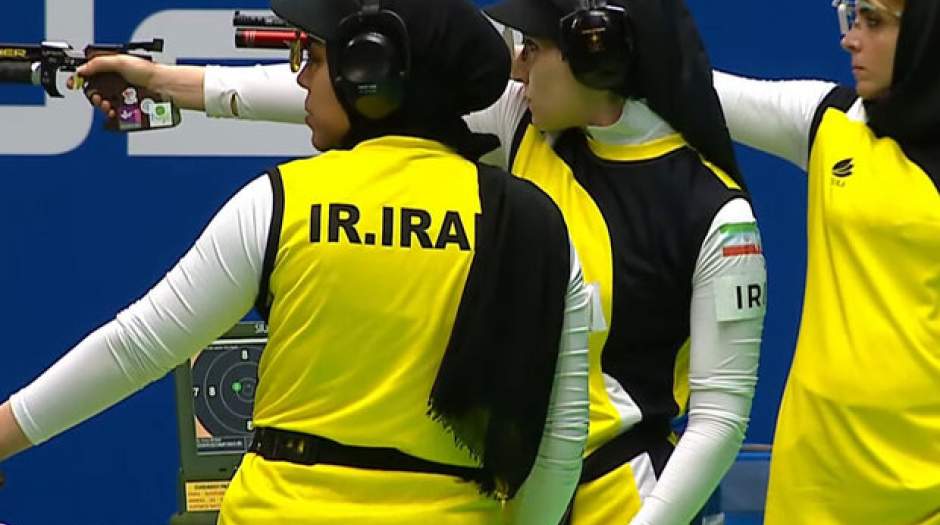قهرمانی تیم تپانچه زنان ایران در برزیل