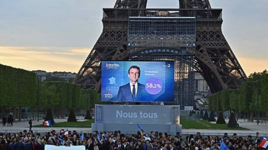 آشوب در پاریس در پی اعلام نتایج انتخابات