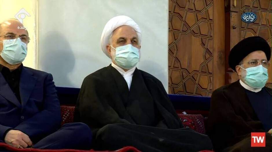 تصویری از حضور سران قوا در مراسم سی‌وسومین سالگرد رحلت امام خمینی