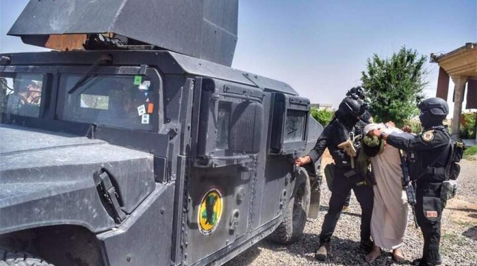 ۱۴ تروریست داعشی در بغداد بازداشت شدند