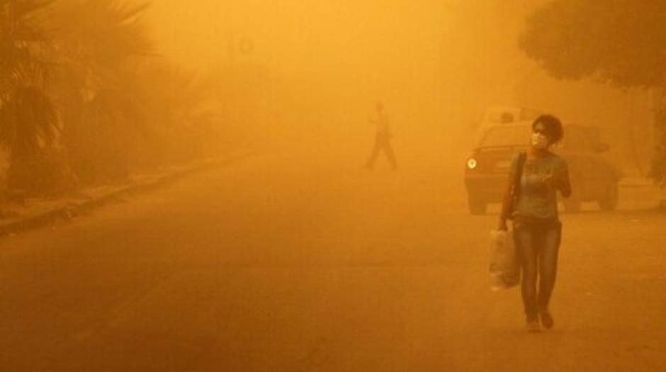 نفوذ گرد و غبار در غرب وجنوب تهران