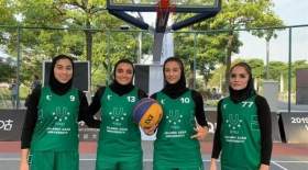 دختران ایرانی، ‌نماینده آسیا در لیگ جهانی بسکتبال ۳ نفره