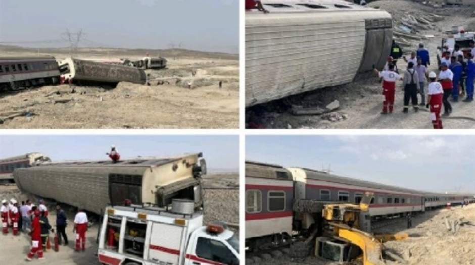 اجساد ۱۴ قربانی حادثه قطار مشهد - یزد شناسایی شد