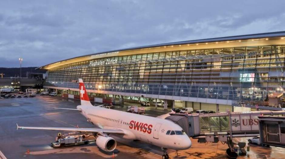 حریم هوایی سوئیس بنا به دلایل امنیتی به روی پروازها بسته شد