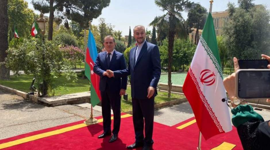 استقبال امیر عبداللهیان از وزیر امور خارجه آذربایجان