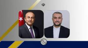 گفتگوی تلفنی وزیران خارجه ایران و ترکیه