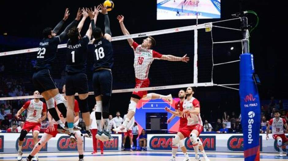 والیبال ایران پشت سد لهستان ماند