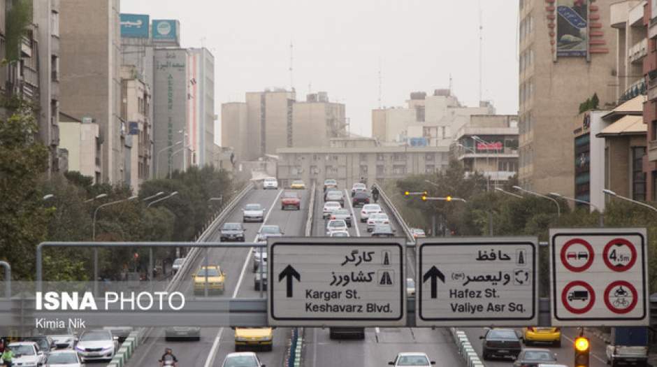 ادامه آلودگی هوای تهران برای گروه های حساس