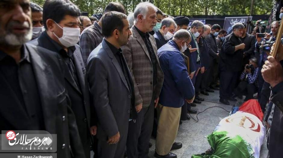 پیکر مرحوم عادل آذر تشییع شد