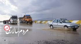 امروز در کدام جاده ها باران می بارد؟