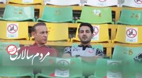 درگیری یحیی گل محمدی روی سکوها با افراد ناشناس