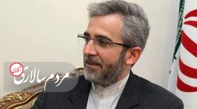 گزارش علی باقری در جلسه فوق‌العاده شورای عالی امنیت ملی