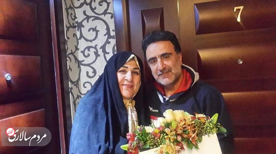 همسر مصطفی تاجزاده به ملاقات وی رفت