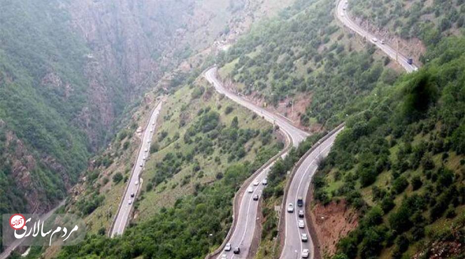 جاده چالوس به مدت ۲ روز مسدود می‌شود