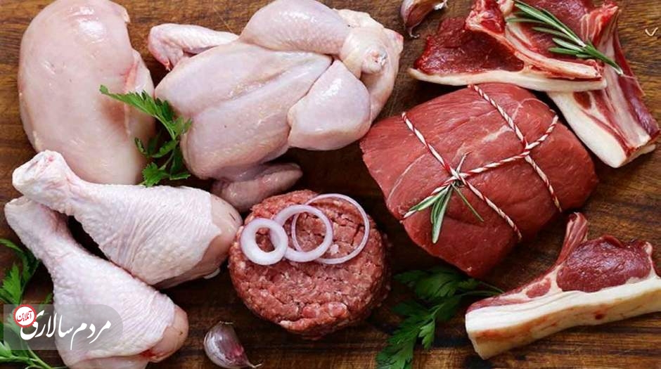 قیمت گوشت قرمز و انواع مرغ در ۱۹ شهریور ۱۴۰۱