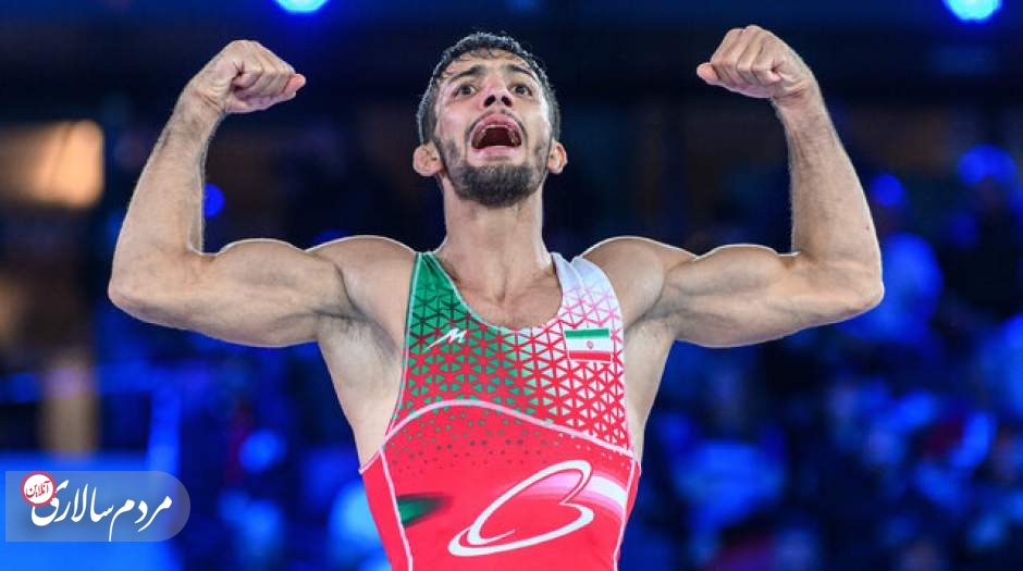 محمدرضا گرایی اولین فینالیست ایران در کشتی قهرمانی جهان