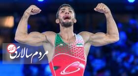 محمدرضا گرایی اولین فینالیست ایران در کشتی قهرمانی جهان