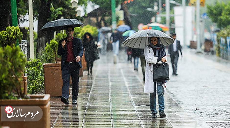 رگبار در شمال و خیزش گرد و خاک در جنوب تهران