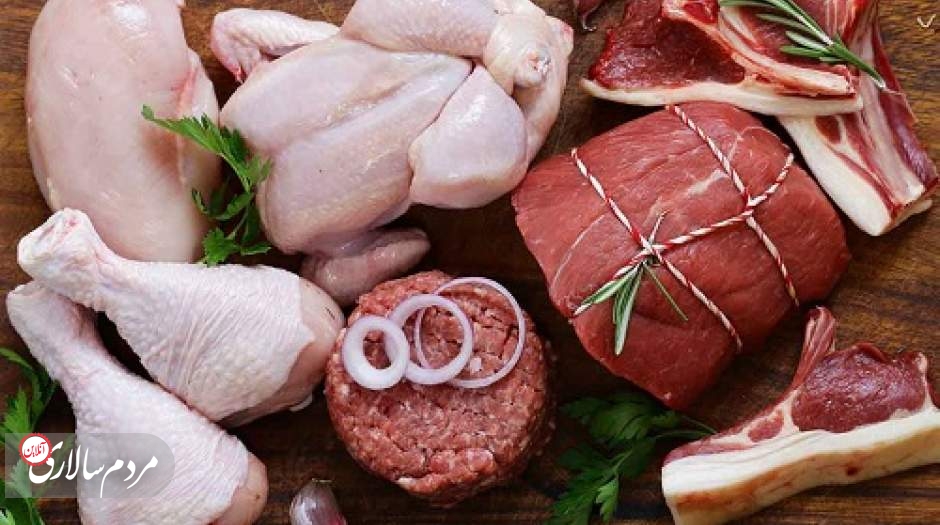 قیمت گوشت قرمز و انواع مرغ در ۲۳ شهریور ۱۴۰۱