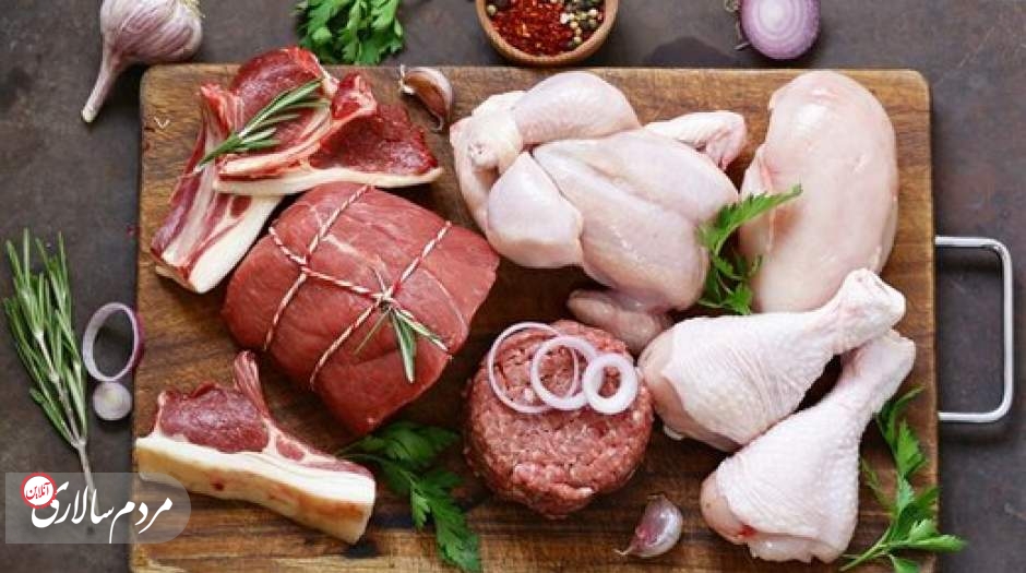 قیمت گوشت قرمز و انواع مرغ در ۳۱ شهریور ۱۴۰۱