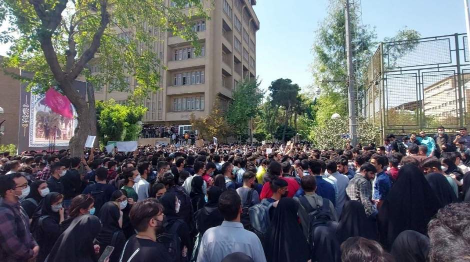 رئیس دانشگاه امیرکبیر: اعتراضات دانشجویان، برای چندمین‌بار به بروز تنش منجر شد