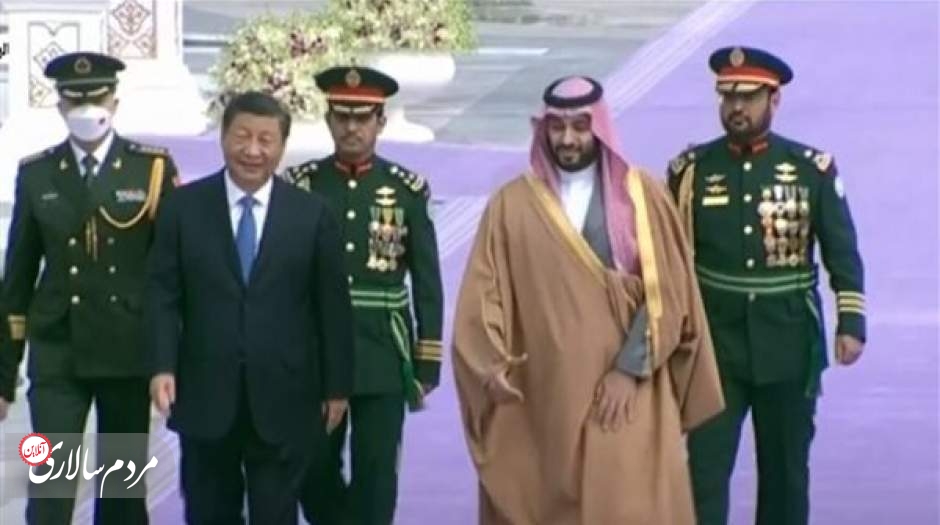 استقبال اشرافی ولیعهد سعودی از رئیس‌جمهور چین