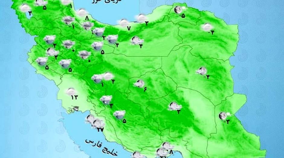 آسمان این شهرهای کشور بارانی است